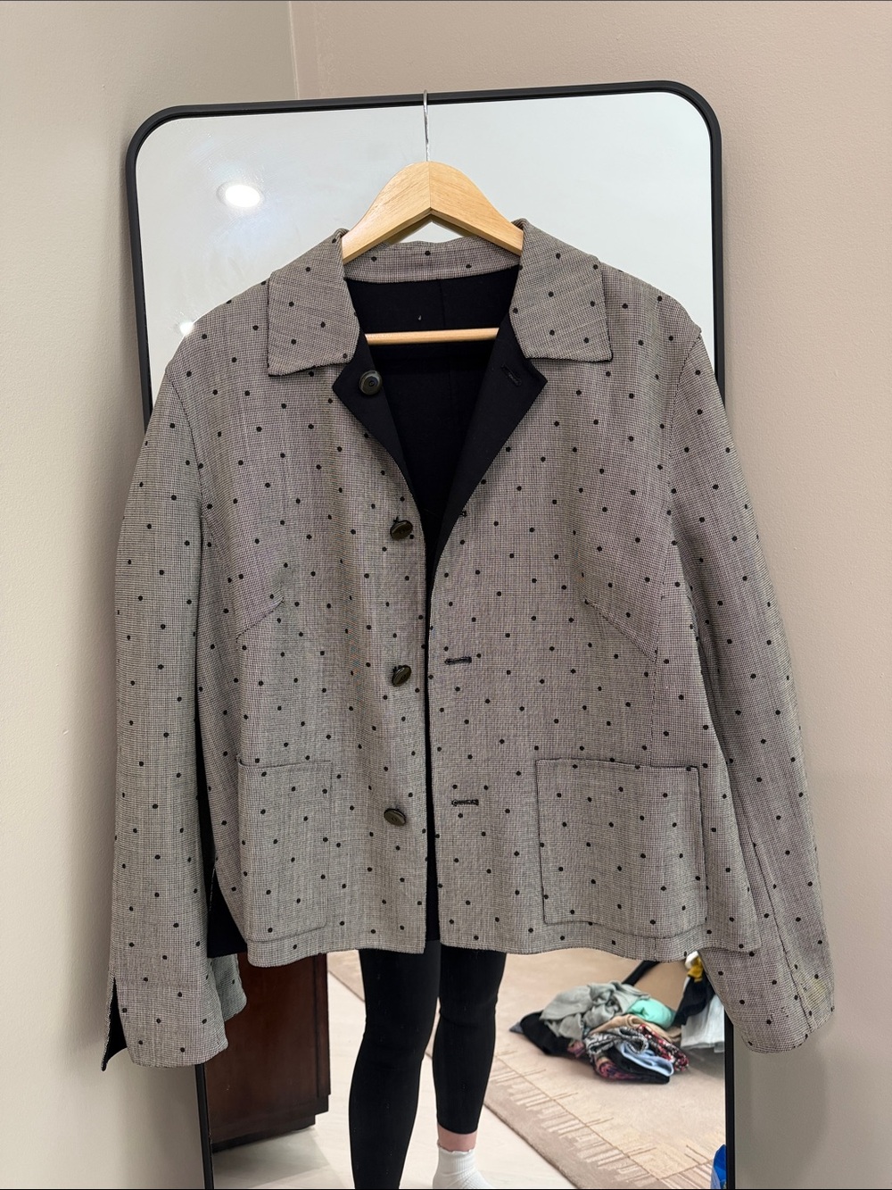 Escada reversible Polka Dot Blazer Jacket